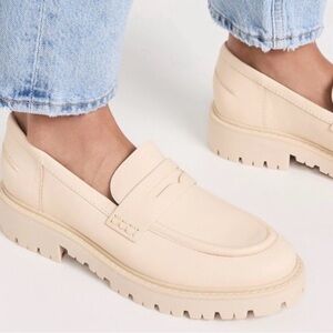 SCHUTZ -  Leather Christie Weekend Lug Sole Loafer